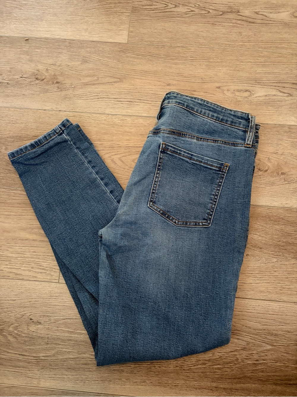 Buffalo David Bitton Slim Straight Blue Denim Jeans